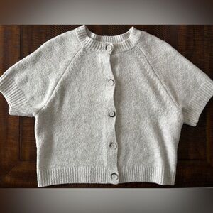 Universal Thread Cream Button-Up Cardigan